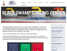 Tablet Screenshot of bgcurlingclub.com